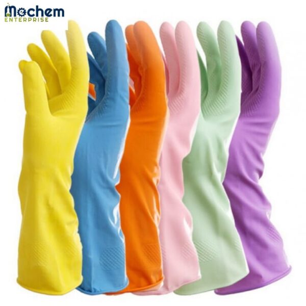 Rubber handgloves